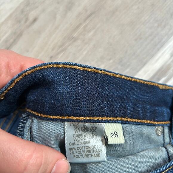 Rag & Bone Woodford Medium Wash Skinny Jeans - Size 28 - Picture 7 of 8